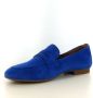 Gabor Blauwe Suède Loafers Slip-On Ronde Neus Blue Dames - Thumbnail 4