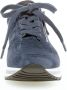 Gabor Blauw Marine Suède Sportieve Geperforeerde Sneakers Blue Dames - Thumbnail 8