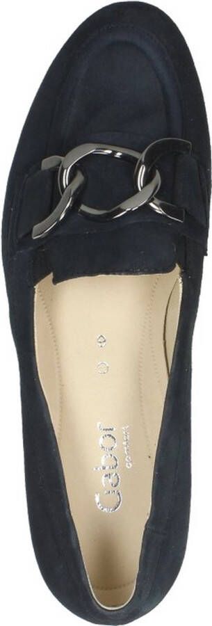 Gabor 434.04 Loafers Instappers Dames Blauw