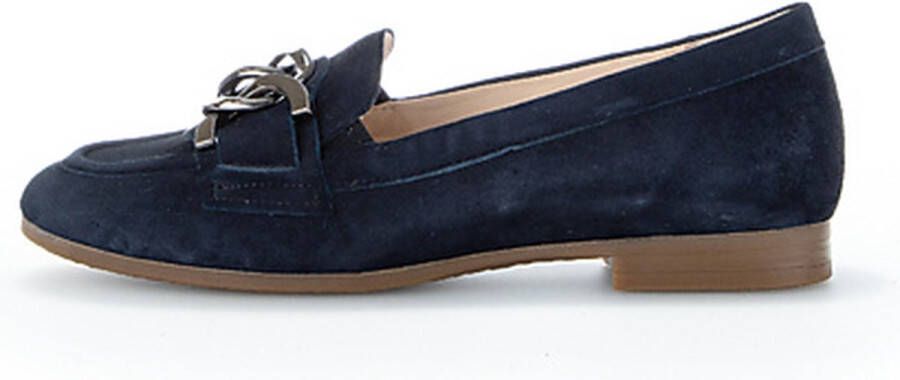 Gabor 434.04 Loafers Instappers Dames Blauw