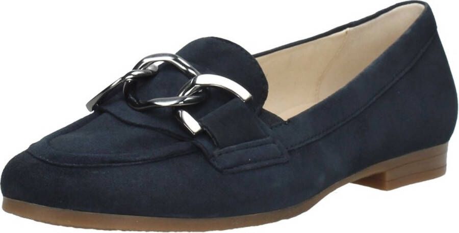 Gabor 434.04 Loafers Instappers Dames Blauw