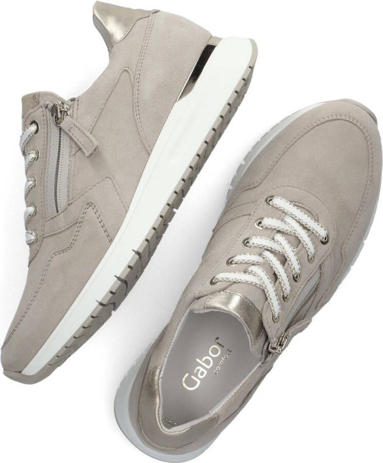 Gabor 448.1 Lage sneakers Dames Beige