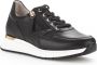 Gabor 448.1 Lage sneakers Leren Sneaker Dames Zwart - Thumbnail 7