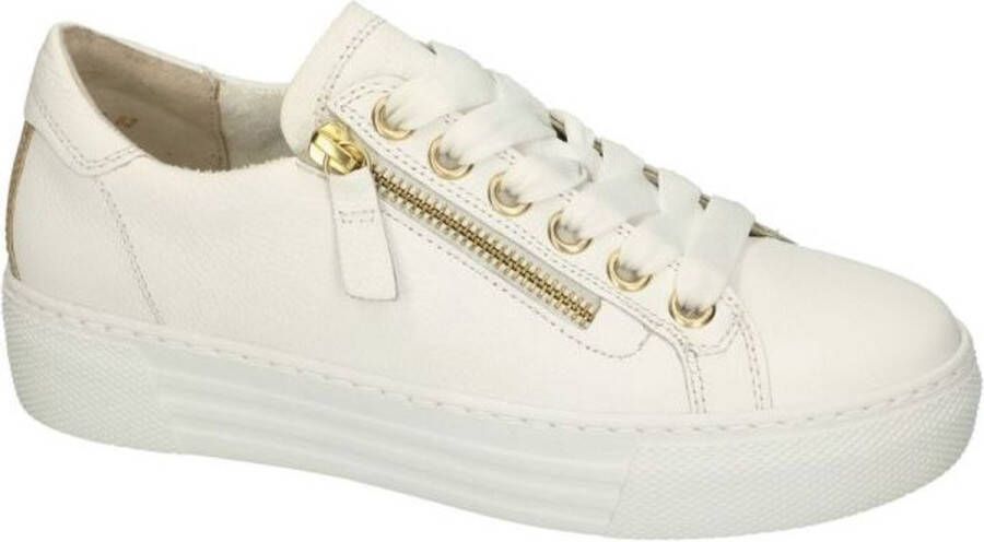 Gabor 465 Lage sneakers Leren Sneaker Dames Wit