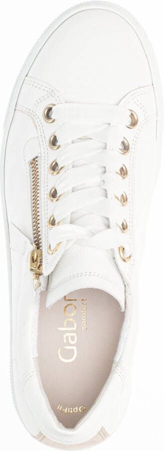 Gabor 465 Lage sneakers Leren Sneaker Dames Wit