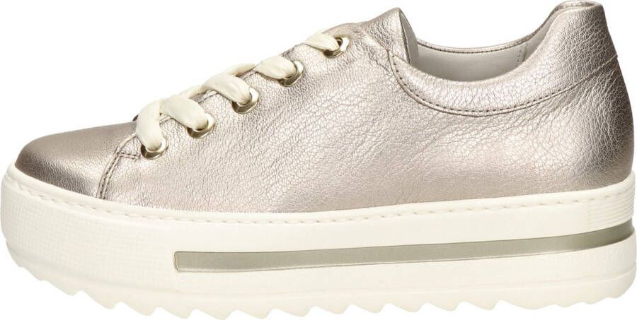 Gabor 496 Lage sneakers Leren Sneaker Dames Goud