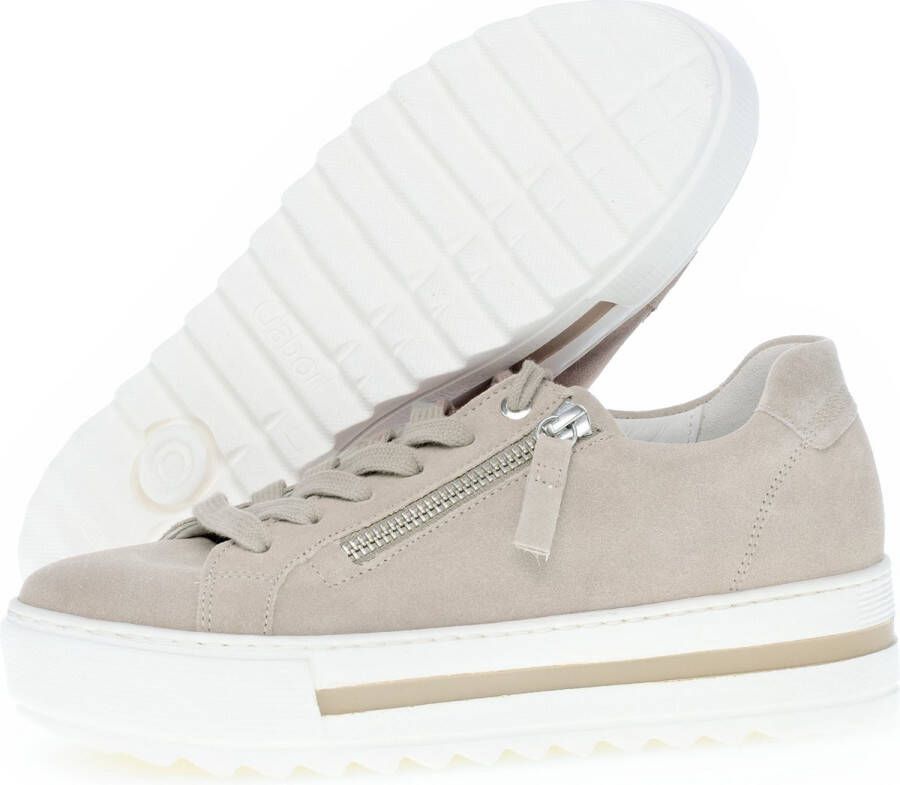 Gabor 498 Lage sneakers Dames Beige