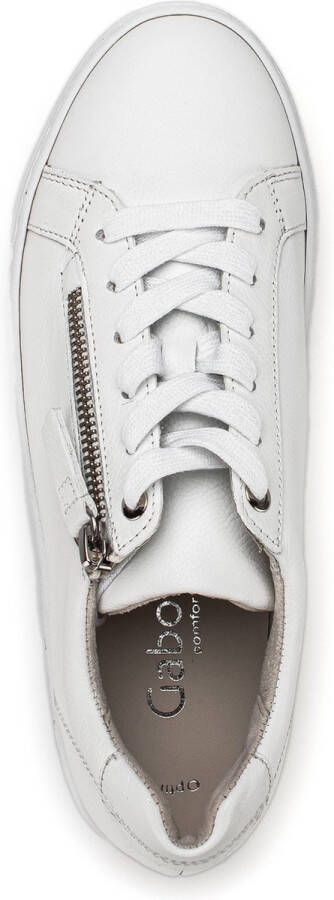 Gabor 498 Lage sneakers Leren Sneaker Dames Wit