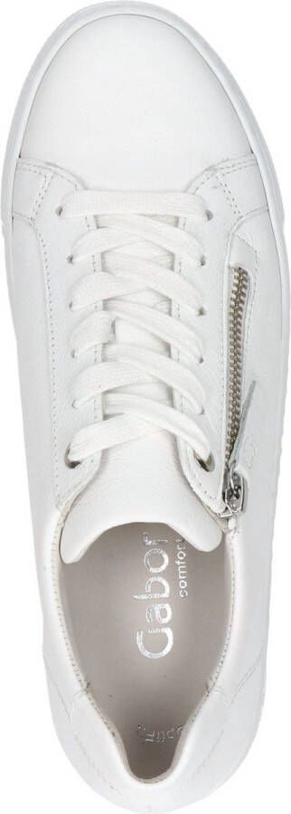 Gabor 498 Lage sneakers Leren Sneaker Dames Wit