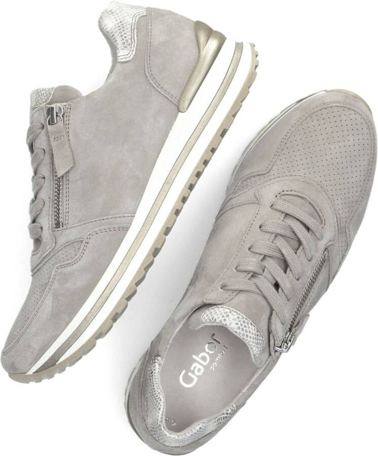 Gabor 528 Lage sneakers Dames Taupe