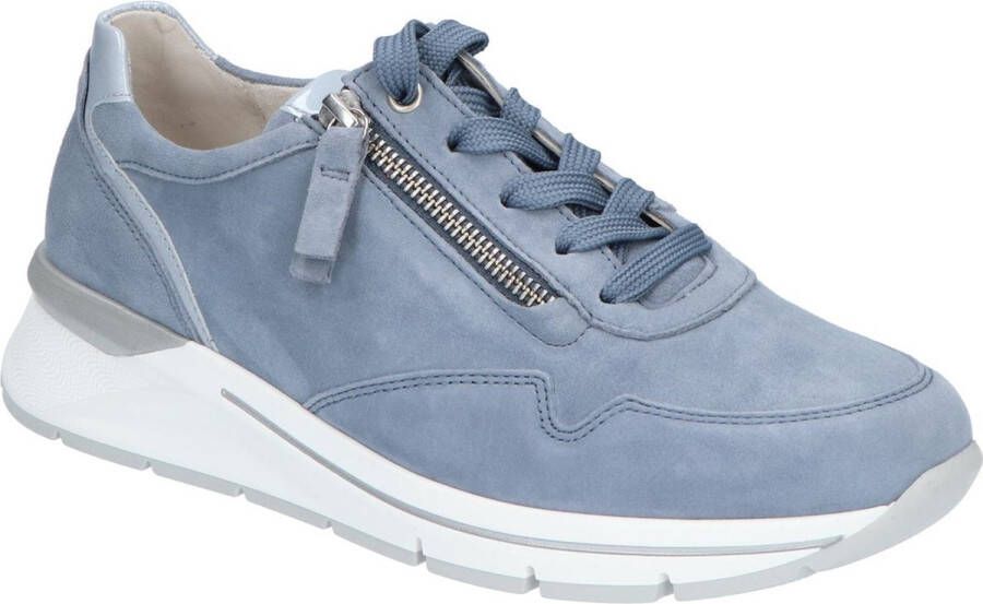 GABOR Lage Sneakers Dames 587 Maat: 36 Materiaal: Suède Kleur: Blauw - Foto 12