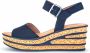 Gabor Comfortabele Donkerblauwe Sandalen Blue Dames - Thumbnail 9