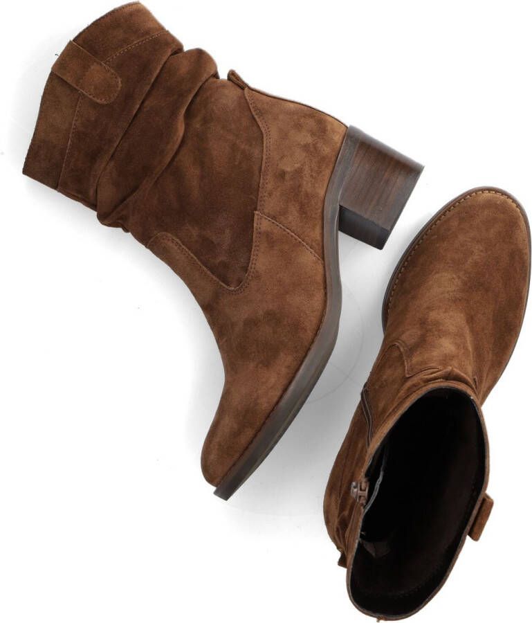 Gabor 670.2 Enkellaarsjes Enkelboots met rits Dames Cognac