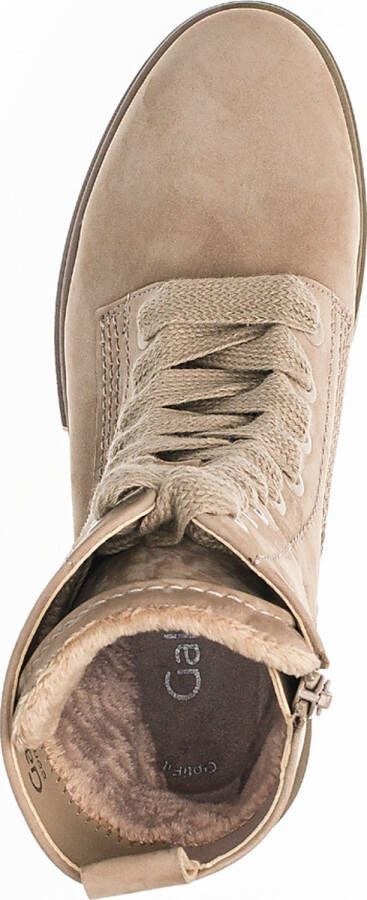 Gabor 745.4 Veterboots Laarzen Met Veters Dames Taupe