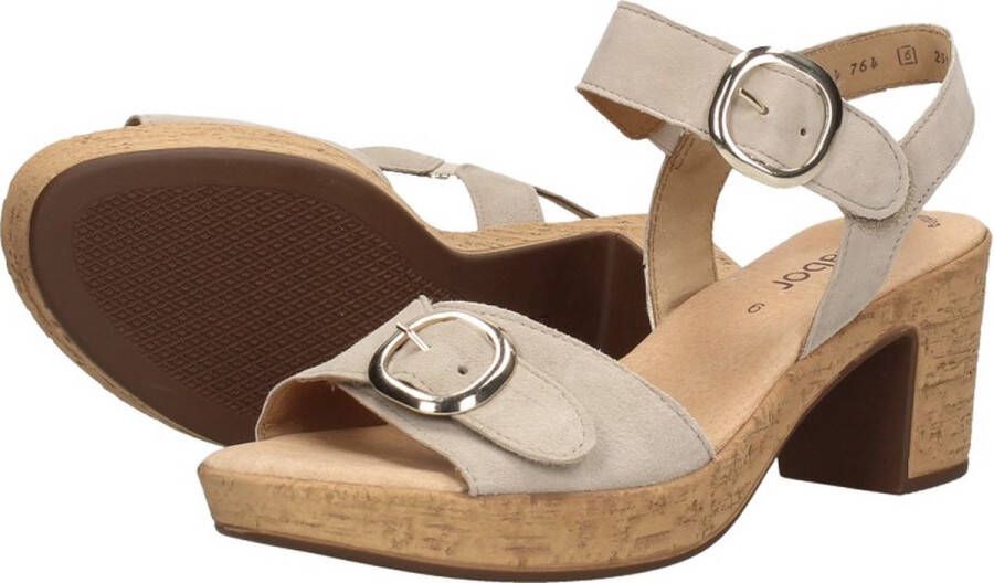 Gabor 764.1 Sandalen Dames Taupe