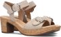 Bruin Tinten 764.1 Sandalen Dames Taupe - Thumbnail 7