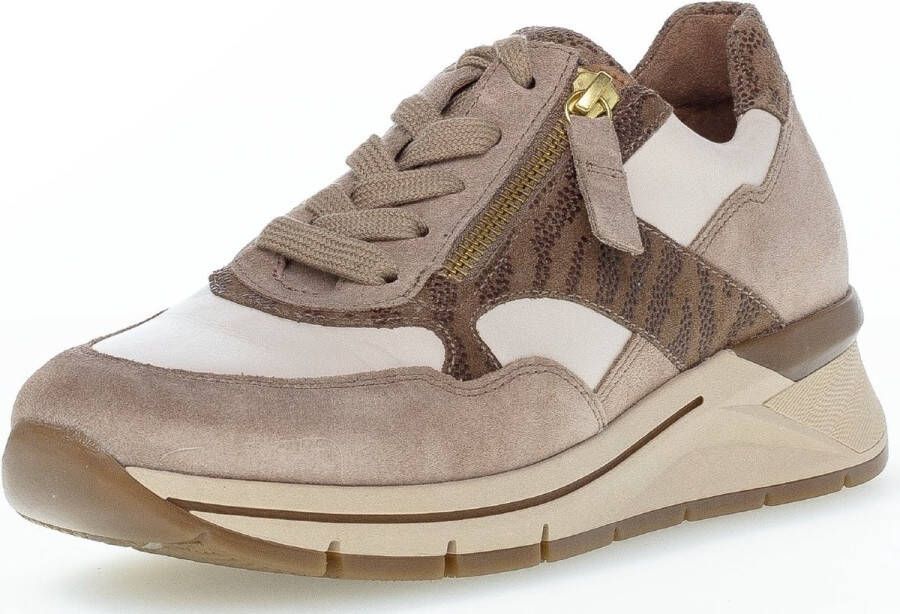 Gabor 76.586.32 dames sneaker beige