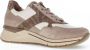 Gabor Beige Sneaker voor dames met gemakkelijke ritsen Multicolor Dames - Thumbnail 4