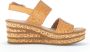 Gabor Dames Sleehak Sandalen Brown Dames - Thumbnail 3