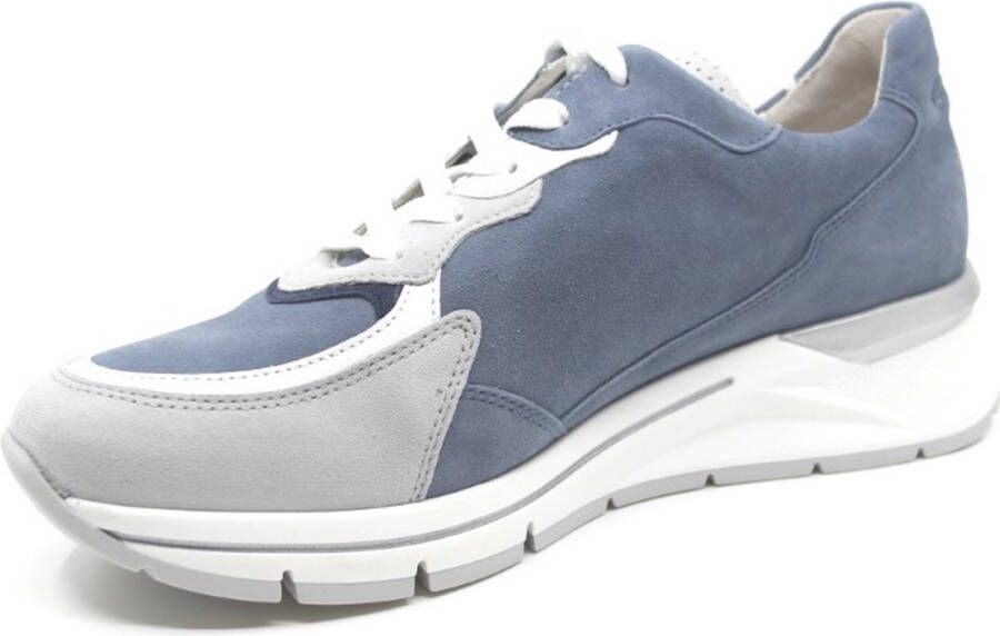 Gabor 86.585 86.585.36 Blauw combi sneaker wijdte H - Foto 14