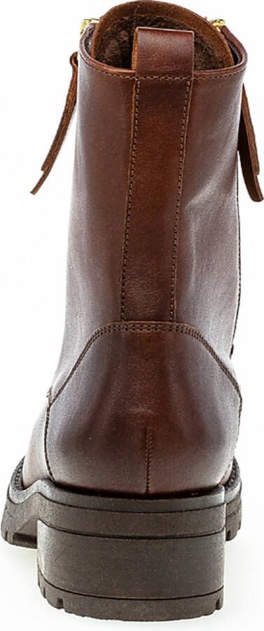 Gabor 92.785.55 Cognacbruine veterboots wijdte G