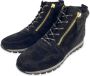 Gabor Sneakers Dames Lage sneakers Damesschoenen Suède 96.455 Zwart - Thumbnail 14