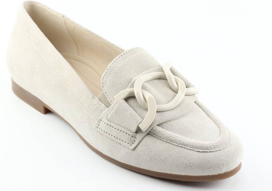 Gabor Bruin Tinten 434.04 Loafers Instappers Dames Beige