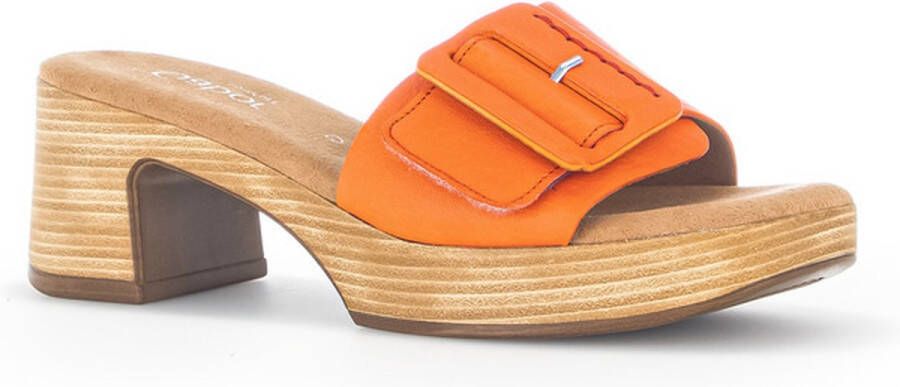 Gabor Comfort Oranje Slipper G-leest