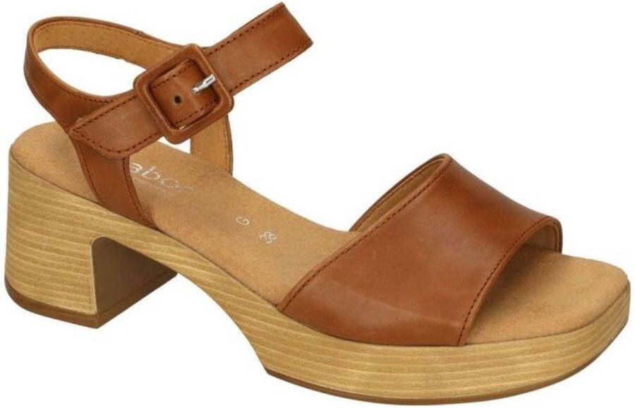 Gabor -Dames cogna caramel sandalen