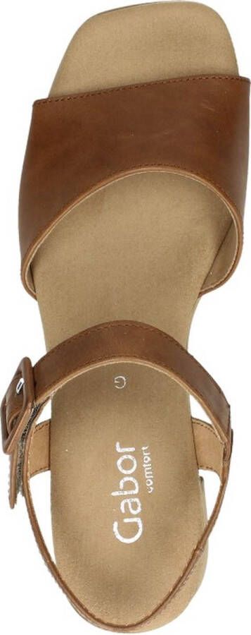 Gabor -Dames cogna caramel sandalen