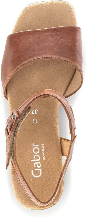 Gabor -Dames cogna caramel sandalen