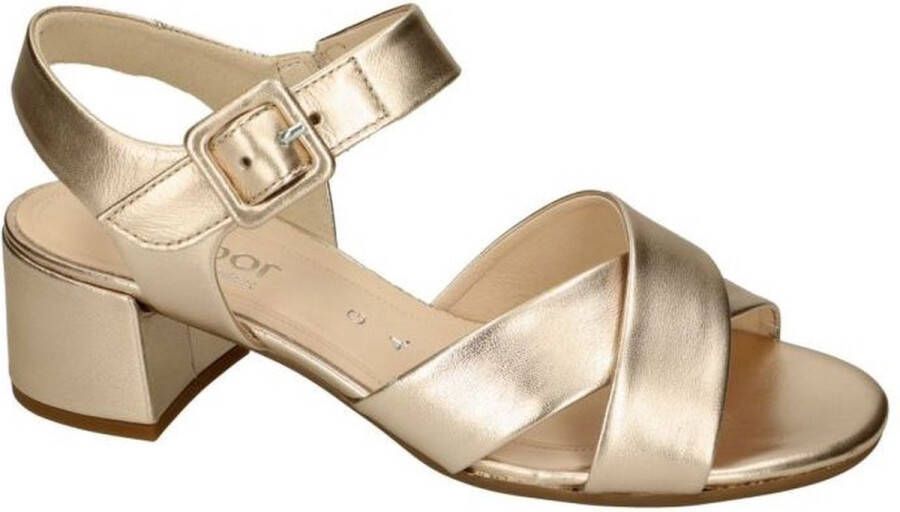 Gabor -Dames goud sandalen