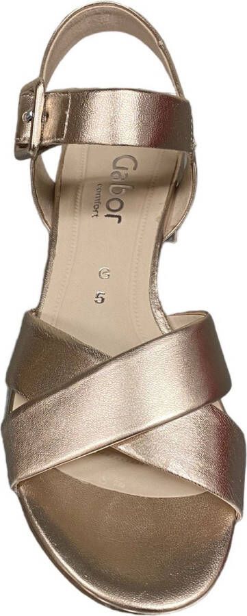 Gabor -Dames goud sandalen