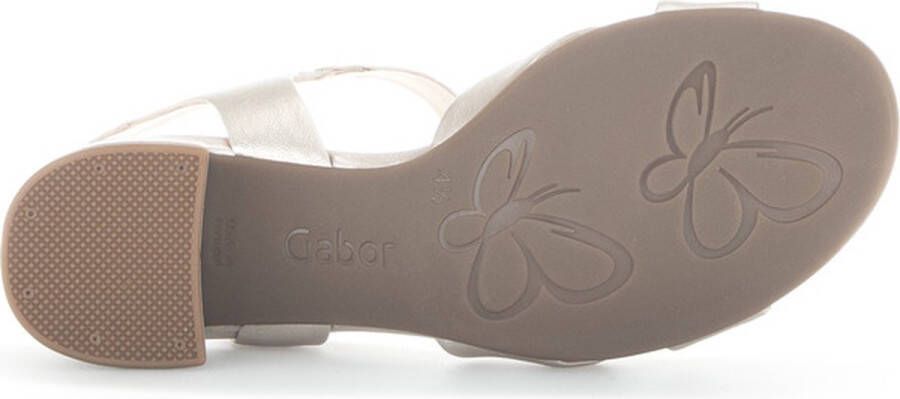 Gabor -Dames goud sandalen