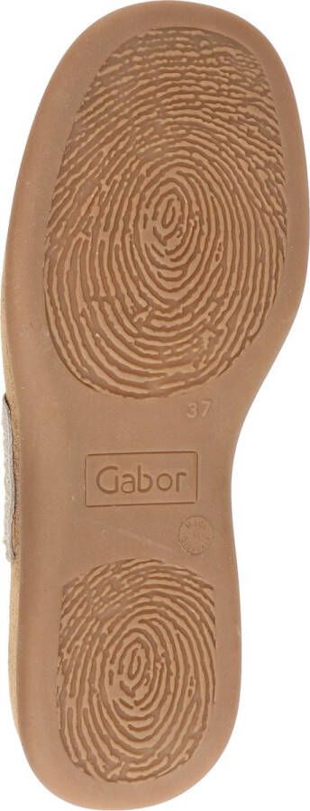 Gabor -Dames goud slippers & muiltjes