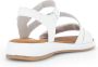 Gabor Witte Leren Sandalen Klittenbandsluiting White Dames - Thumbnail 13