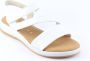 Gabor Witte Leren Sandalen Klittenbandsluiting White Dames - Thumbnail 8