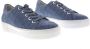 Gabor Blauwe Leren Sneaker Trendy Gewatteerde Stijl Blue Dames - Thumbnail 6