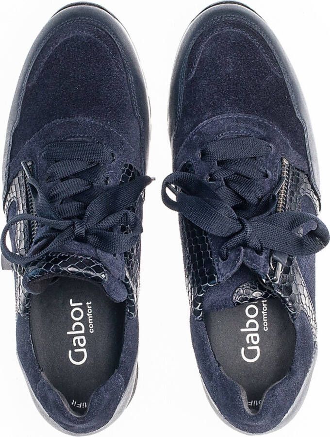 Gabor Dames Sneakers Donkerblauw