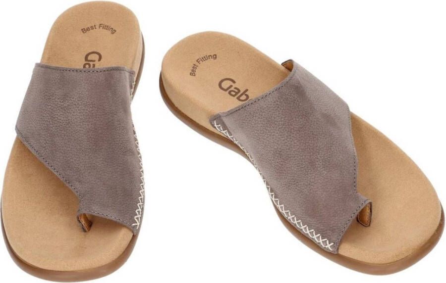 Gabor Dames Teenslipper Taupe