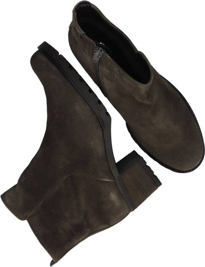 Gabor Enkellaarsjes bruin Suede Dames