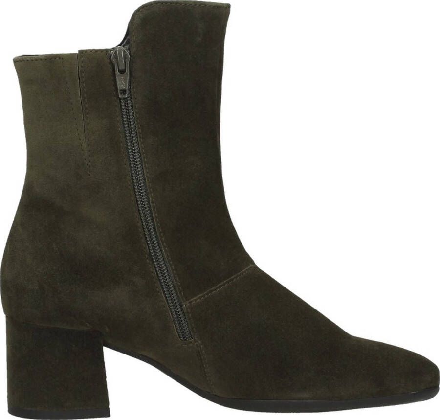 Gabor Enkellaarsjes groen Suede Dames