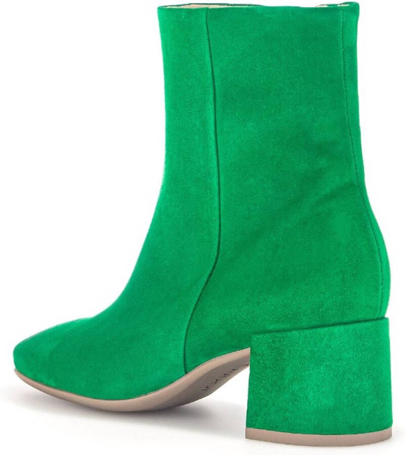 Gabor Enkellaarsjes groen Suede Dames