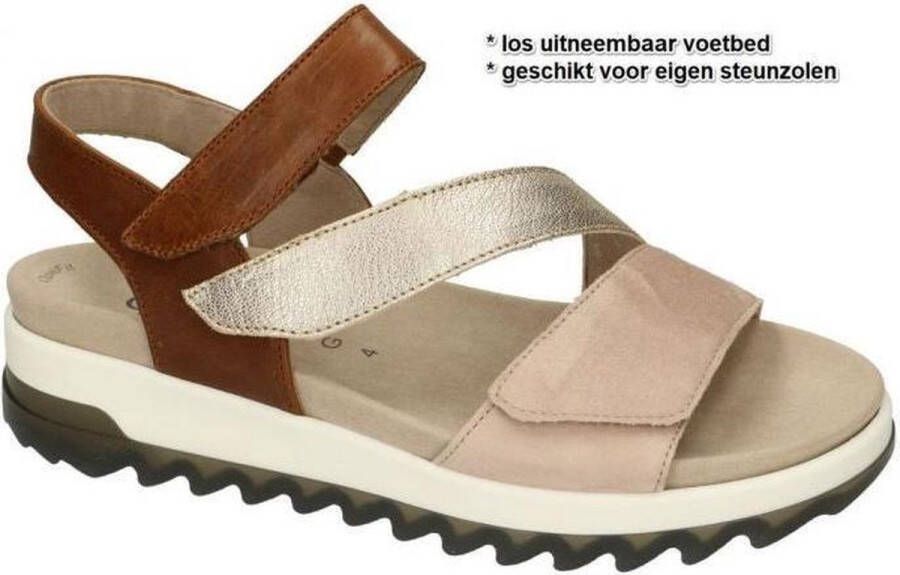 Gabor Florenz dames sandaal Beige multi