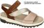 Gabor Neutrale Florenz Metallic Sandalen Pink Dames - Thumbnail 11