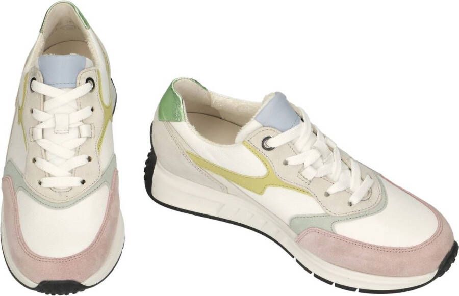 Gabor H-UV Sneakers combi Wit Leer Dames