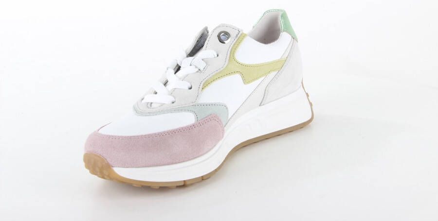 Gabor H-UV Sneakers combi Wit Leer Dames