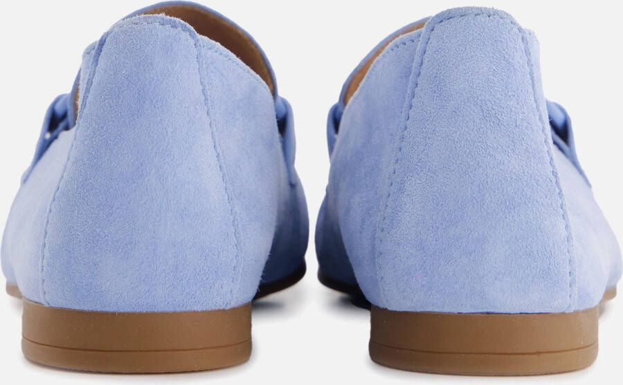 Gabor Instappers blauw Suede Dames