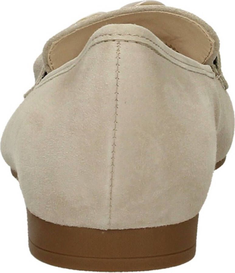 Gabor Instappers taupe Suede Dames