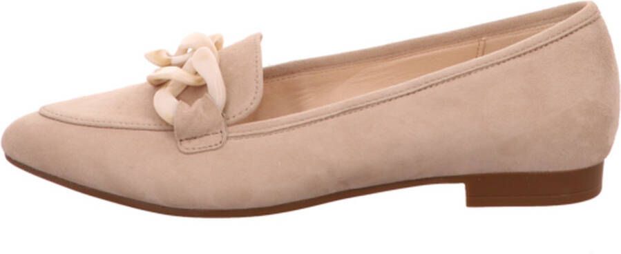 Gabor Instappers taupe Suede Dames